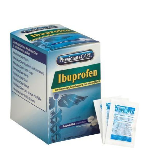 First Aid Only PhysiciansCare Ibuprofen Tablets, PK50 90015